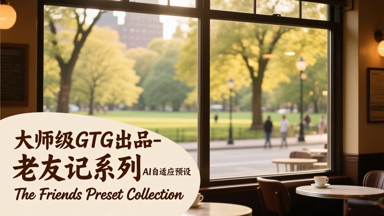 大师级GTG出品-老友记系列AI自适应预设The Friends Preset Collection-白蛇网赚