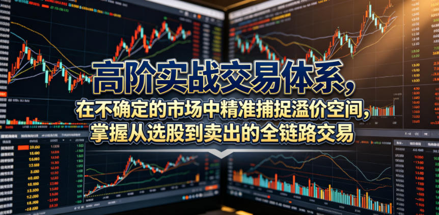 高阶实战交易体系,在不确定的市场中精准捕捉溢价空间,掌握从选股到卖出的全链路交易心法(更新6月)-白蛇网